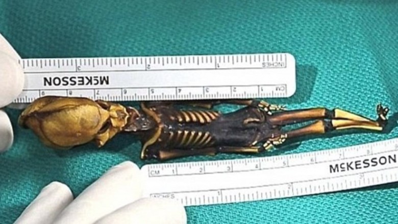 Uzaylı olduğu iddia edilen mumyanın küçük bir kız çocuğuna ait olduğu ortaya çıktı